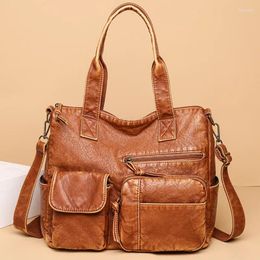 Shoulder Bags Exclusive Design Women's Vintage Handbags For Women Retro Large Capacity Tote Fashion Messenger Crossbody Bag