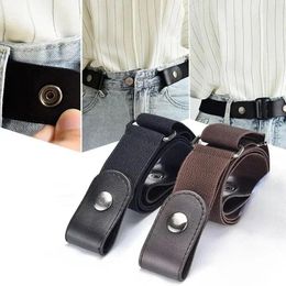 Belts Adjustable Stretch Elastic Waist Band Invisible Belt Buckle-Free For Women Men Jean Pants Dress No Buckle Easy To Wear