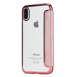 Fashion flip Cover Iphone Case Phone Case For iPhone 15 14 11 13 Pro Max X XR XS Max 12 card insertion pink Ultra Thin Electroplated TPU leather case