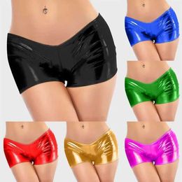 Women's Shorts WomenS Shorts Sexy Splicing Ultra Short Shorts Leather Summer Comfortable Fashion Tight Sexy Leisure Outdoor Pants Plus Size Y240504