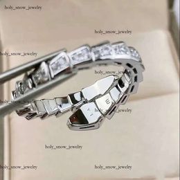 Bulgarie Jewellery Desingers Ring Men And Women Width Bulgarie Necklace Luxurys Open Rings Easy To Deform Lady Sier Snake Plated Bulgarie Bracelet Ring 2940