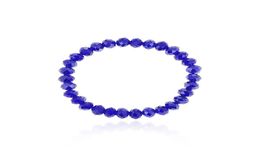 6mm Briolette Crystal Glass Beads Bracelet Faceted Briollete Rondelle Shape Beaded Stretch Bracelet Assorted Colors9620868