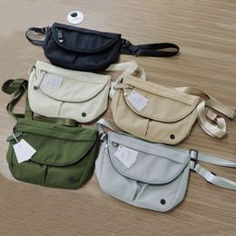 LL Festival Bag Zipper Outdoor Crossbody have Adjustable Strap Yoga Bags Water-Repellent Micro Women Shoulder bag 227A