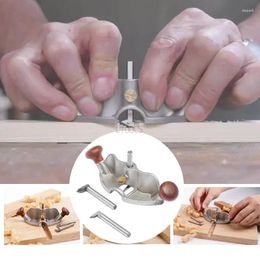 Woodworking Handheld Small Bottom Cleaning Planer Router Plane With Adjustment Knob Manual Slotting DIY Tool