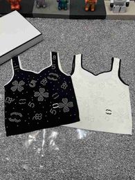 Women's Tanks & Camis designer Designer Sleeveless Knitted Tank Top Fashion Slim Fit High Quality T-shirt Warm Fabric K0DN