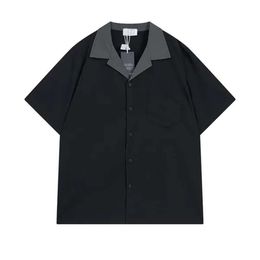 Rhude Tshirts 24Ss Classic Rhude Shirt Summer Heavy Fabric Couple Fashion Designer Brand Polos Shirts Tshirt For Mens New Style High Quality Rhude Polo Shirt 1069