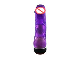 Sex Toys Man Fake Penis Realistic Big Dildo Silicone Transparent Crystal Vibrator Dildo For Women Clitoral Stimulator Adult Produc2340825