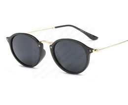 Millionaires High Quality Mens Womens Role Ban Sunglasses 2447 Vintage Metal Frame Punk Aviator Traveler Round Brand Sunglasses With UV400 Ban With Case5144135