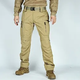 Men's Pants P40 Tactical Men Military Outdoor SWAT Multi-pocket Cargo Trousers Waterproof Wear-resistant Field Training Uniforms