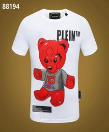 BEAR T SHIRT Mens Designer Tshirts Brand Clothing Rhine Skull Men T-shirts Classical High Quality Hip Hop Streetwear Tshirt Casual Top Tees PB 113494676259