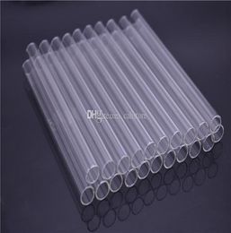 Reusable Eco Borosilicate Glass Drinking Straws Clear Straight Straw 15cm12mm Milk Cocktail Drinking Straws love rose glass oil b7120264