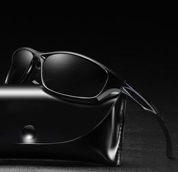 FONDYI Classic Retro Polarised Goggles Safety Sunglasses UV400 Driving Protective Gafas de sol Trendy Sun Glasses with Case4876059