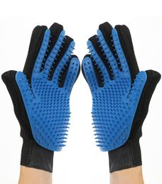 Pet hair glove Comb Pet Dog Cat Grooming and Cleaning Glove Deshedding Hair Removal dog Brush Promote Blood Circulation3294124