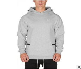 New Fashion Men Gyms Zipper Hoodies Fitness Bodybuilding Sweatshirt Crossfit Pullover Sportswear Male Workout Hooded Jackets With 7242432