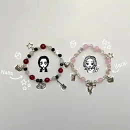 Strand Nana Hachi Anime Inspired Beaded Matching Bracelets Y2k Handmade