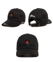 Ball Caps Rose Baseball Women Snapback Cap Flower Summer Embroidery Curved Spring Men Trapback Hip Hop Hats Bone9189534
