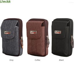 Waist Bags Casual Men Fanny Bag Purse Pocket Pouch Canvas Small Mobile Phone For Outdoor Travelling Business Decoration