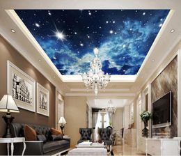 Po Customise size Modern Stereo Sky Ceiling wallpaper 3d ceiling3291345