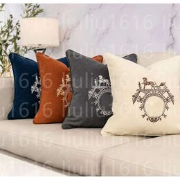 Decorative Square Designer Pillow s Designers Cotton Letter Decor Living Room Cushion Cuhion