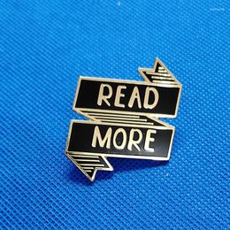 Brooches Read More Books Enamel Lapel Pin Interesting Creativity Literary Theme Collect Badge Jewellery Adorn Backpack Hat Collar