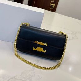 High-end designer Single shoulder crossbody bag Women's Handbag Wallet Classic Luxury Design Chain Baguette Bag New Genuine Leather portable underarm bag satchel