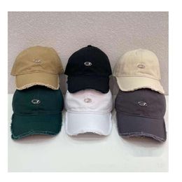 diesl wallet hat Instagram Soft Top Duck Tongue hat Summer and Autumn Korean Version Versatile Fashion Brand Letter Face Small Casual Baseball hat Mens