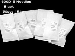 50pcs 600DE 1RL Permanent Makeup needles 10mm Eyebrow Lip Needle For HAWK Permanent makeup machine Pen Tattoo Needles4237275