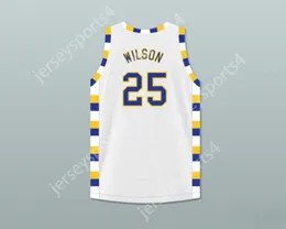 CUSTOM NAY Youth/Kids BEN WILSON 25 SIMEON CAREER ACADEMY WOLVERINES WHITE BASKETBALL JERSEY 3 TOP Stitched S-6XL