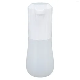 Liquid Soap Dispenser Automatic White 600ml Hand Touchless Battery Operated Sturdy Plastic For Bathroom