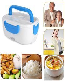 Dinnerware Sets Electric Lunch Box Heater Warmer Container Stainless Steel Travel Car Work Heating Bento US Plug1239098