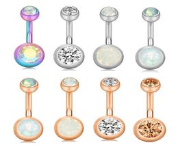 Stainless Steel Belly Piercing Kit Screw Navel Button Rings Tragus Ear Bar lage Earring Body Jewelry 14G 80pcs4300303