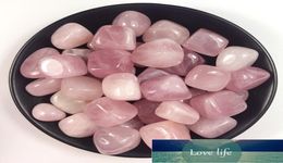 100g 1020MM Natural Polished Rose Quartz Crystal Tumbled Gravel Stone Healing Stones for DIY Crafts9027077