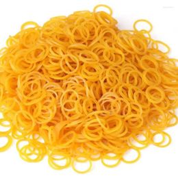 Dog Apparel 100gDIY Yellow Rubber Band Grooming Pet Hair Cat Accessories Mini Latex Ring Cowhide Disposable 2size