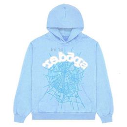 Men's Hoodies Sweatshirts Mens Hoodies New Sky Sp Der Men Women Hip Hop Young Thug Spider Hoodie World Wide Sweatshirts Print Pullover Hoody Light Blu Wholesale4o3d