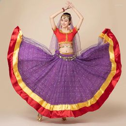 Stage Wear Woman Spanish Bullfight Dress Flamenco Costume Princess Girls Opening Dance Full-skirt Plus Size Swing Dancing