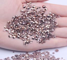 Nail ArtRhinestones amp 5001000pcs 2 6mm And Mixed Sizes Copper Resin Rhinestones Non fix Glitter For Nails Art Backpack DIY8636043