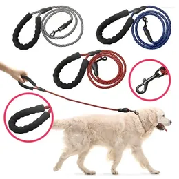 Dog Collars Strong Leash Pet Leashes Reflective For Big Small Medium Large Drag Pull Tow Golden Retriever