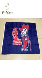 Ole Miss s polyester Flag 3ft*5ft (150cm*90cm) Flag Banner decoration flying home & garden outdoor gifts3402035