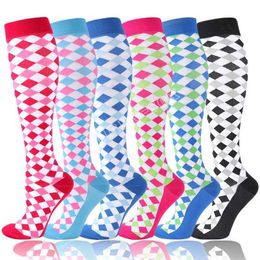 Socks Hosiery Compression Socks 20-30 Mmhg Teachers Medical Varicose Veins Pregnancy Nursing Athletic Football Soccer Stockings Sport Socks Y240504