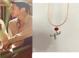 Chains 925silver Snowdrop Same Jung Hae In Pigeon Korean Drama Necklace 2022 Lucky Clavicle Chain For Men Women GiftChains9816798