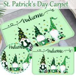 Carpets Netted Throw Blanket Happy St. Patrick's Day Durable Door Mats Lightweight Twin Full Size Soft