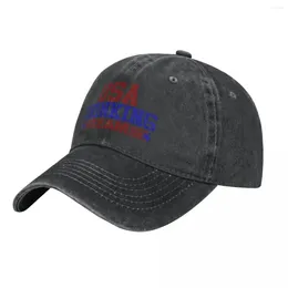 Ball Caps USA Drinking Team A Washed Baseball Cap Hat