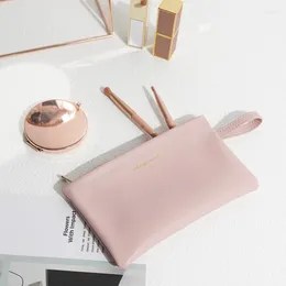 Storage Bags PU Leather Small Bag Women's Cosmetic Large Portable Mobile Phone Case Mini Ladies Sundries Lipstick Coin Purse