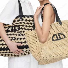 Bags designer anine binge tote beach canvas bag handbag shoulder bag luxury quality summer fashion travel purse women men Large Capacity Outdoor