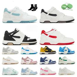 Low Top Out Of Office Sneakers Designer Shoes Off Men Women Classics OG OW Black White Pink Green Medium Olive Loafer Platform Skate