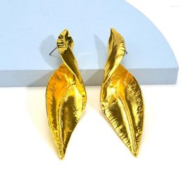 Dangle Earrings Trendy Leaves For Women Girls High Quality Jewellery Fashion Punk Alloy Metal Drop Wholesale