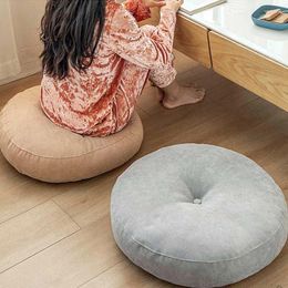 Pillow Japan Thick Round Seat S Grey Blue Luxury Sofa Throw On The Floor Futon Pad Office Chair Back Pain