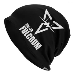 Berets MIG-29 Fulcrum Unisex Adult Beanies Caps Knitting Bonnet Hat Warm Fashion Autumn Winter Outdoor Skullies Hats