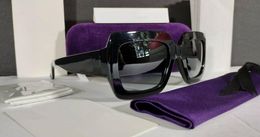 New Luxury 54mm Women and Men Sunglasses Fashion Full Frame Ladies Vintage Retro Brand Designer Oversized Female Leisure Sun Glass1398675