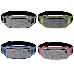 Outdoor Bags Running Waist Bag Nylon Lycra Cycling Pouches Reflective Waterproof Anti-theft Ultra-thin Men Women For Camping Hiking